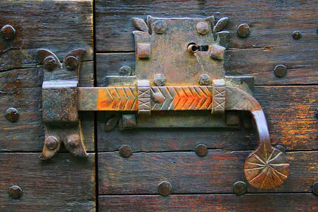 serrure, ancienne